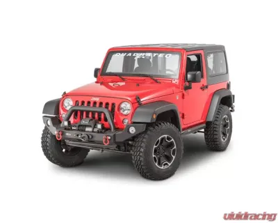 Quadratec Modular Winch Ready Front Bumper Jeep Wrangler 2007-2018 - 12057 0210